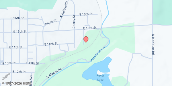 Map showing Dove Recovery House For Women at 1480 Knust Street, Jasper, IN