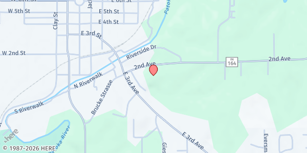 Map showing Jasper Apostolic at 231 Hillside Dr, Jasper, IN