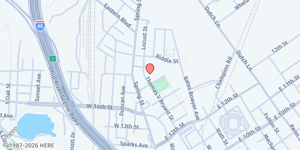 Map showing Community Action of Southern Indiana Inc - Main Office at 201 E 15th St #2935, Jeffersonville, IN