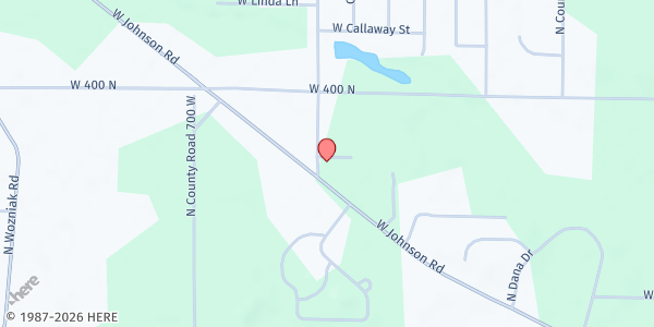 Map showing Hope Center at 3901 N 675 W, La Porte, IN