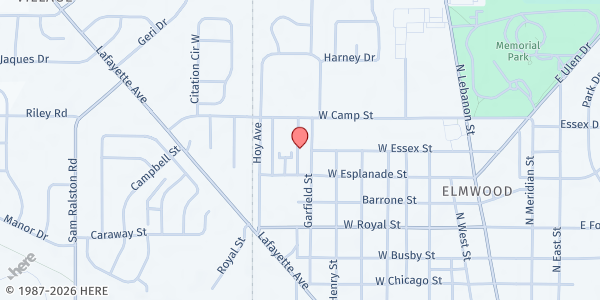 Map showing Food Pantry - Lebanon at , Lebanon, IN