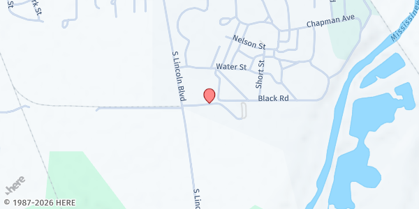 Map showing Chambers Park at 4343 S Lincoln Blvd, Marion, IN