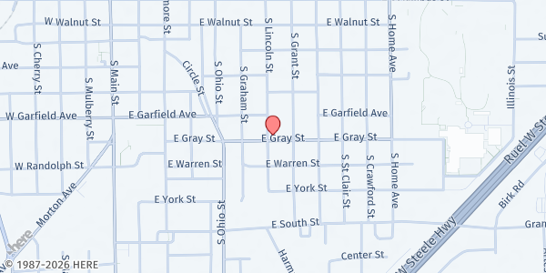 Map showing Gateway Tabernacle Food Pantry at 789 S Lincoln St, Martinsville, IN