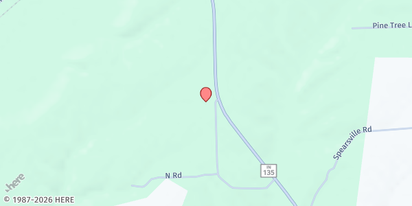 Map showing Shepherd of the Hills Evangelical Lutheran Church at 5802 N. Old Settlers Rd., Morgantown, IN