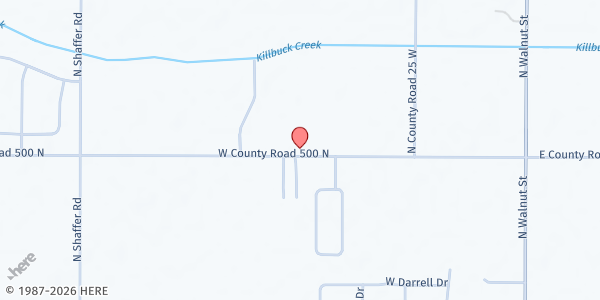 Map showing Center Chapel United Methodist Church at Center Chapel, Muncie, IN