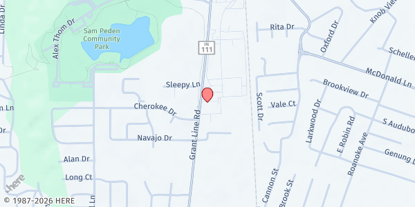Map showing United Way - New Albany at 2818 Grant Line Rd, New Albany, IN