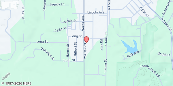 Map showing Good Samaritan Food Pantry - Food Distribution Center at 304 Norris Ave, North Vernon, IN