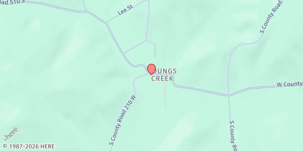 Map showing Grainfield Community Building at Grainfield Community Building, Paoli, IN