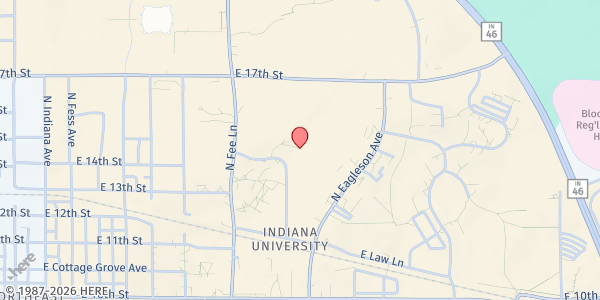 Map showing La Campagne Ministries Food Pantry at 2141 Shepard Patrick Rd., Spencer, IN