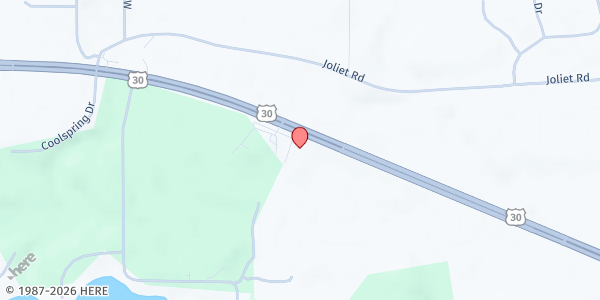 Map showing Union Township Trustee Food Pantry at 330 W US HWY 30, Suite E, Valparaiso, IN