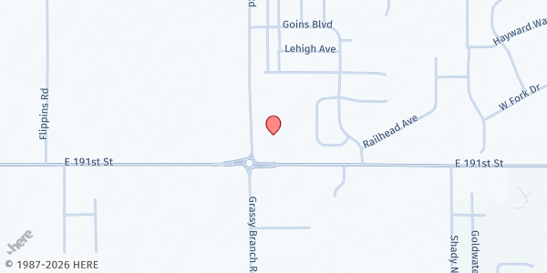 Map showing CrossRoads Church At Westfield at 19201 Grassy Branch Rd, Westfield, IN