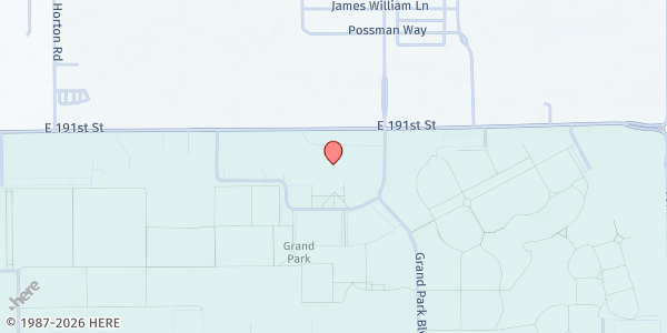 Map showing Gleaners Mobile Pantry - Grand Park Sports Campus at 19000 Grand Park Blvd., Westfield, IN