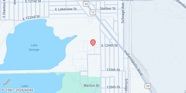 Map showing Calumet College of St. Joseph at 2400 New York Ave, Whiting, IN
