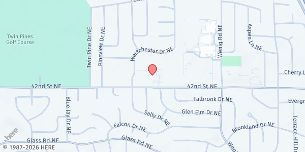 Map showing Hope House Ministries – Oakland Church of the Nazarene at Hope House Ministries – Oakland Church of the Nazarene, Cedar Rapids, IA