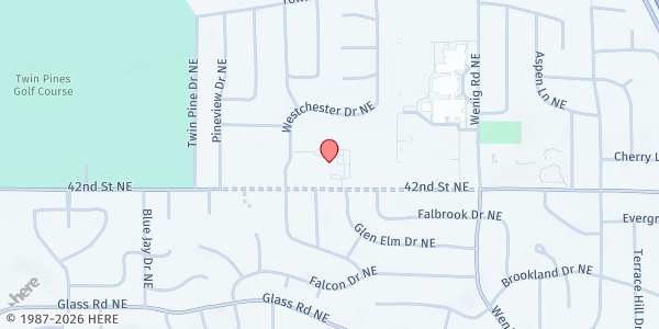 Map showing Oakland Church of the Nazarene at Hope House Ministries – Oakland Church of the Nazarene, Cedar Rapids, IA