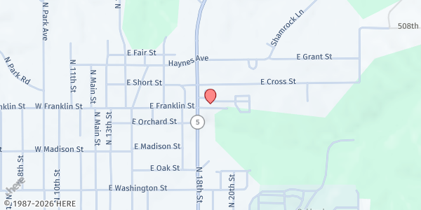 Map showing Mobile Pantry - Appanoose County - Centerville at 719 N 18th St, Centerville, IA