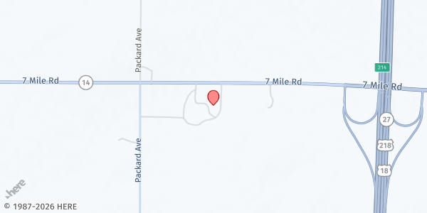 Map showing Floyd County Fairgrounds at Floyd County Fairgrounds, Charles City, IA