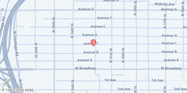 Map showing Citylight West at 3200 Avenue C, Council Bluffs, IA
