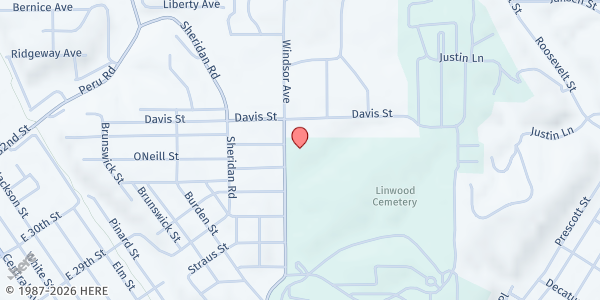 Map showing Grace Point Pantry at 3100 Windsor Ave, Dubuque, IA