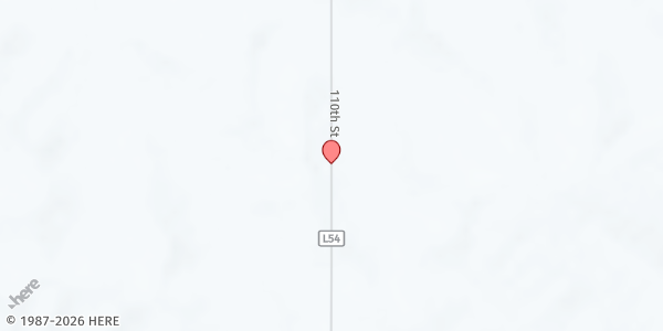 Map showing Grace Trimble at 110 Willow, Dunlap, IA