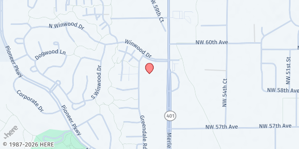 Map showing Johnston Partnership (DMARC) at 5870 Merle Hay Road, Suite C, Johnston, IA