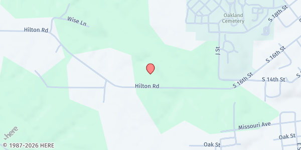 Map showing Mobile Pantry - Lee County - Keokuk at 1578 Hilton Rd, Keokuk, IA