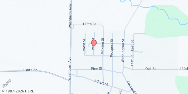 Map showing Lamont Fire Station at Lamont Fire Station, Lamont, IA