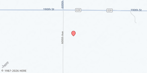 Map showing Food Bank of Iowa at , Nevada, IA