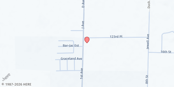 Map showing Mobile Pantry- Perry Crossroads Church at 2810 1st Ave, Perry, IA