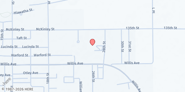Map showing Perry Lutheran Homes-Eden Acres Campus at 1300 28th ST, Perry, IA