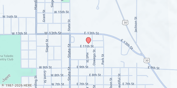 Map showing Mobile Pantry - Tama at Fire Station, Tama, IA