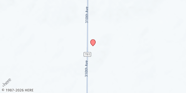 Map showing Fairview Church of the Brethren at 18140 Co. Rd. T61, Unionville, IA