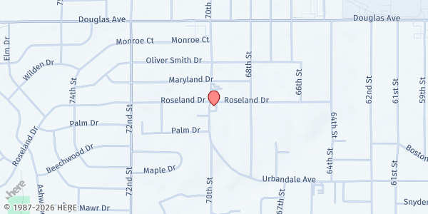 Map showing Emmaus House at Emmaus House, Urbandale, IA