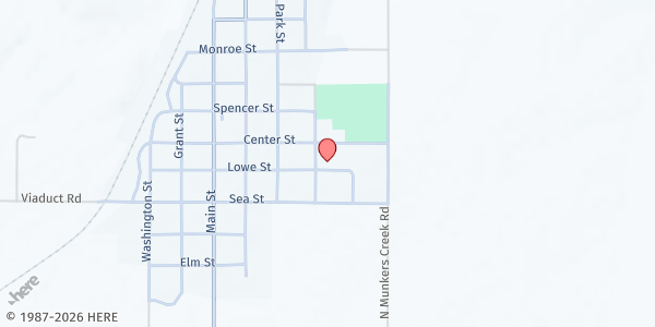 Map showing Alta Vista Senior Center at 700 Lowe Street, Alta Vista, KS
