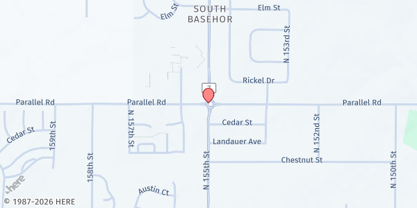 Map showing Basehor UMC Food Pantry at , Basehor, KS