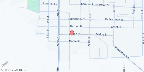 Map showing Clay Center Church of the Nazarene at 730 Bridge St, Clay Center, KS