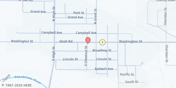 Map showing The Branch at , Clyde, KS