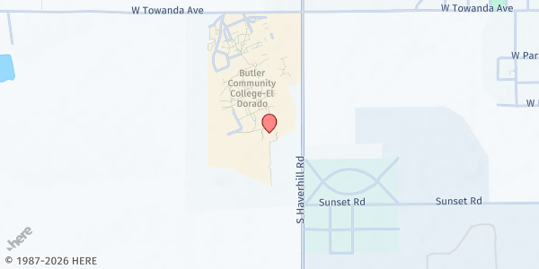 Map showing Butler Food Pantry at 901 S. Haverhill Rd., El Dorado, KS