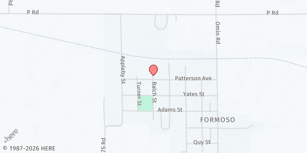 Map showing Formosa Skating Rink at , Formosa, KS