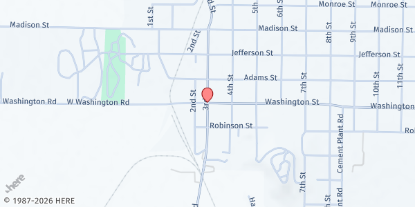 Map showing Fredonia Food Bank at , Fredonia, KS