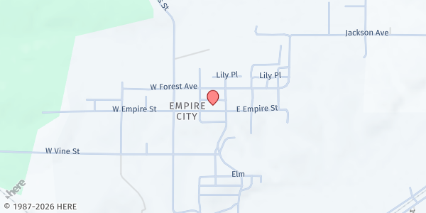 Map showing Columbus Christian Center at 109 W Empire St., Galena, KS
