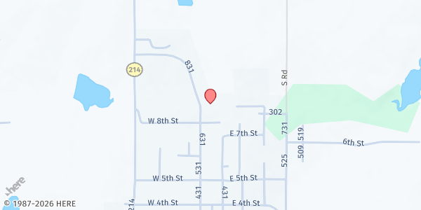 Map showing Hoyt UMC at 900 Park Dr., Hoyt, KS
