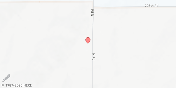 Map showing Veterans Club of Jackson County at , Jackson County, KS