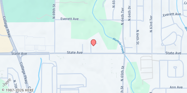 Map showing Giving Hope KC at 6640 State Avenue, Kansas City, KS