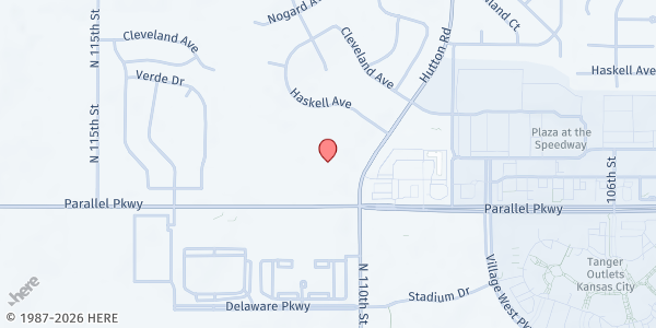 Map showing Sunflower Medical Group - Kansas City at 2040 Hutton Road, Kansas City, KS