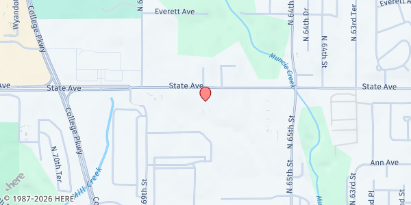 Map showing The Salvation Army Harbor Light Village at 6723 State Ave, Kansas City, KS