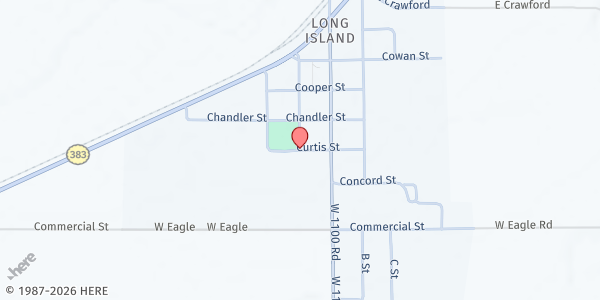 Map showing PCMA – Long Island Methodist Church at , Long Island, KS