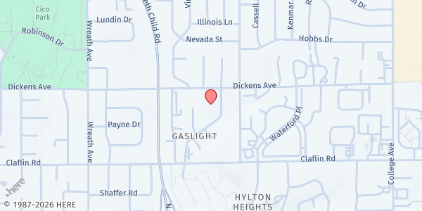 Map showing Grace Baptist Church Food Pantry at 2901 Dickens Ave., Manhattan, KS