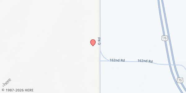 Map showing Boys and Girls Club Prairie Band at 16281 Q. Rd, Mayetta, KS