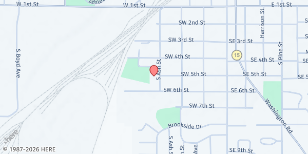 Map showing Our Lady Of Guadalupe – The Lord's Pantry at 421 S. Ash, Newton, KS